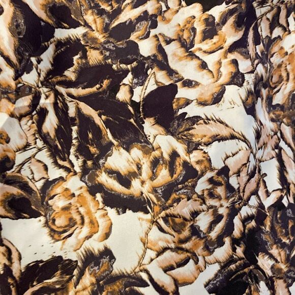 House of Harlow 1960 Brown and White Midi Dress - Picture 8 of 14